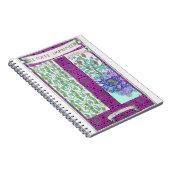 アールヌーボーグレープフィンフローラヴィンテージ ノートブック (右側)