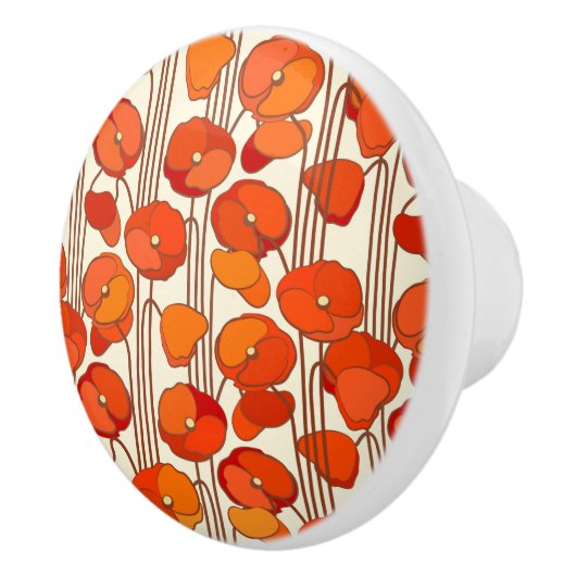 アールヌーボーケッパイズノブ セラミックノブ (右)