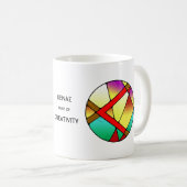 アールヌーボーケナズルーンMug - CREATIVITY! コーヒーマグカップ (正面右)