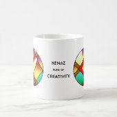 アールヌーボーケナズルーンMug - CREATIVITY! コーヒーマグカップ (中央)