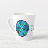 アールヌーボーゲボルーンラテマグカップ – UNITY! カフェラテマグ (左アングル)