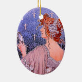 アールヌーボーコレット広告 セラミックオーナメント (裏面)