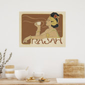 アールヌーボーコーヒー ポスター (キッチン)