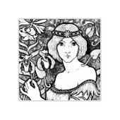 アールヌーボーゴム印 ラバースタンプ (インプリント)