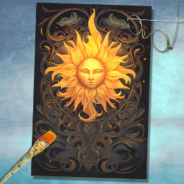 アールヌーボーサン1デクページ紙 薄葉紙