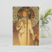 アールヌーボーザトラピスチン招待状 招待状 (スタンド正面)