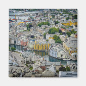 アールヌーボーシティアレスンド、ノルウェー磁石 マグネット (正面)