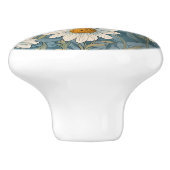 アールヌーボーシャスタデイジー セラミックノブ (側面)