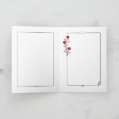 アールヌーボーシャロームグリーティングカード カード (内部)