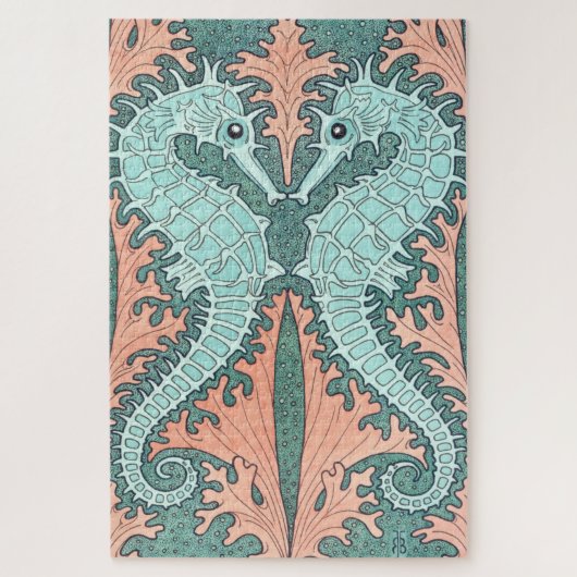 アールヌーボーシーホース ジグソーパズル (縦)