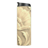 アールヌーボージャゲンストスティフラータイル金ゴールドクリーム タンブラー (回転右)