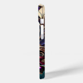 アールヌーボージュエルトーンフローラヴィンテージグラム Case-Mate iPhoneケース (裏面 / 左)