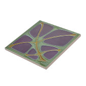 アールヌーボージュゲンドスティル再生アンティークフローラ タイル (側面)