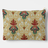 アールヌーボースタイリッシュチューリップの葉の結婚モチーフ アクセサリーポーチ (裏面)