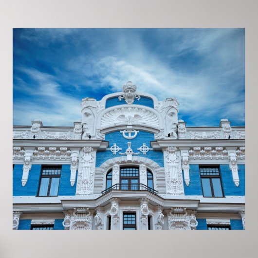 アールヌーボースタイルの断片。円弧 ポスター (正面)