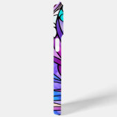 アールヌーボースタイルステンドグラス孔雀フェザー Case-Mate iPhoneケース (裏面 / 右)