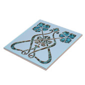 アールヌーボースタイルセラミック タイル (側面)