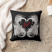 アールヌーボースタイルドラゴン クッション (ブランケット)
