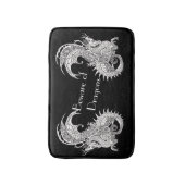 アールヌーボースタイルドラゴン バスマット (正面縦)