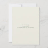 アールヌーボースタイルフローラ結婚式招待状 招待状 (裏面)