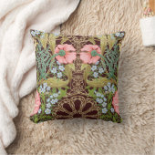 アールヌーボースタイルフローラ：カラーヴィンテージパターン クッション (ブランケット)