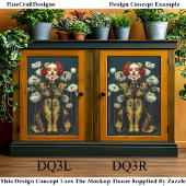 アールヌーボースタイルメスポートレートDQ3Lデッページ 薄葉紙