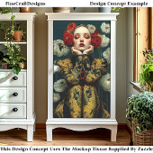 アールヌーボースタイルメスポートレートDQ3Rデッページ 薄葉紙