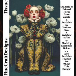 アールヌーボースタイルメスポートレートDQ3Rデッページ 薄葉紙