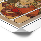 アールヌーボースタイル、ミュシャ ポスター (角)