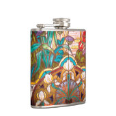 アールヌーボーステンドグラスフローラ エレガント フラスク (右)