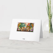 アールヌーボーステンドグラスフローラ カード (裏面)