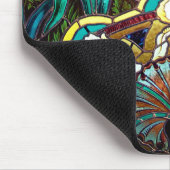 アールヌーボーステンドグラスフローラ マウスパッド (コーナー)