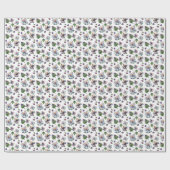 アールヌーボーステンドグラス復活祭の花 ラッピングペーパー (フラット)