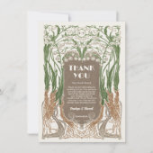 アールヌーボースノードロップズエレガンス サンキューカード (正面)