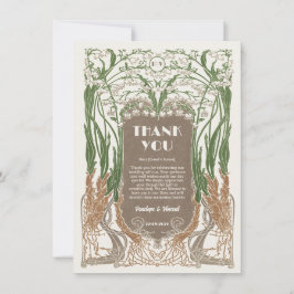 アールヌーボースノードロップズエレガンス サンキューカード