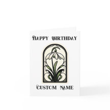 アールヌーボースノードロップ1月誕生月花