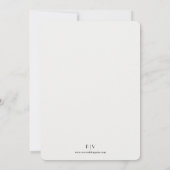 アールヌーボーセイル遠くに結婚式招待状 招待状 (裏面)