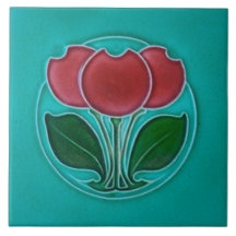 アールヌーボーセラミックタイル