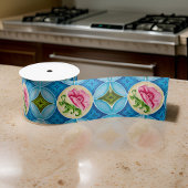 アールヌーボーセラミックマジョリカペラナカンフローラケーキ サテンリボン