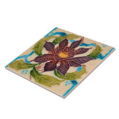 アールヌーボーセラミック暖炉ウォールタイル タイル (側面)