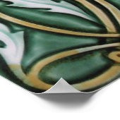 アールヌーボータイル ポスター (角)