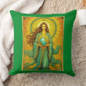 アールヌーボータロットカードザワールド クッション (ブランケット)