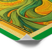 アールヌーボータロットカードザワールド ポスター (角)