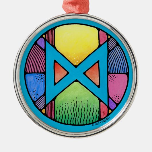 アールヌーボーダガスラン覚醒 メタルオーナメント (正面)