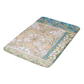 アールヌーボーダフォディルヴェルヌイ繊維フローラアート バスマット (アングル)