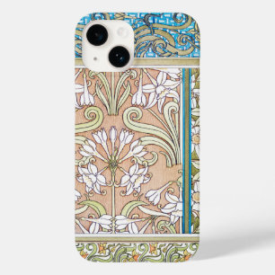 アールヌーボーダフォディルヴェルヌイ繊維フローラアート Case-Mate iPhone 14ケース