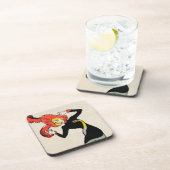 アールヌーボーダンサーJane Avril by Toulouse Laurec コースター (右側)