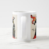 アールヌーボーダンサーJane Avril by Toulouse Laurec ジャンボコーヒーマグカップ (裏面)