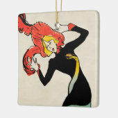 アールヌーボーダンサーJane Avril by Toulouse Laurec セラミックオーナメント (左)