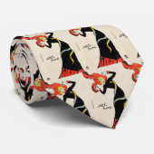 アールヌーボーダンサーJane Avril by Toulouse Laurec ネクタイ (ロール)